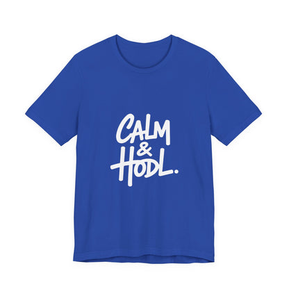 Calm & Hodl Unisex Short Sleeve Tee