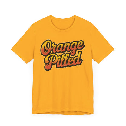 Orange Pilled Unisex Short Sleeve Tee
