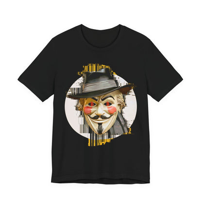 V For Bitcoin Unisex Short Sleeve Tee