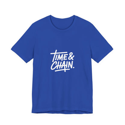 Time & Chain Unisex Short Sleeve Tee