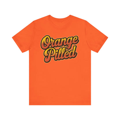 Orange Pilled Unisex Short Sleeve Tee