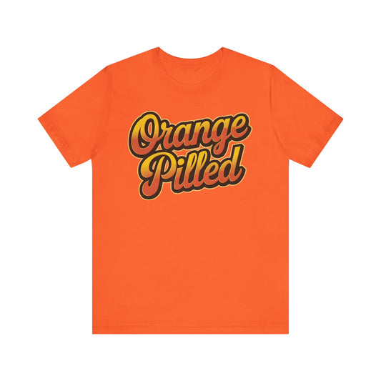Orange Pilled Unisex Short Sleeve Tee