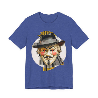 V For Bitcoin Unisex Short Sleeve Tee