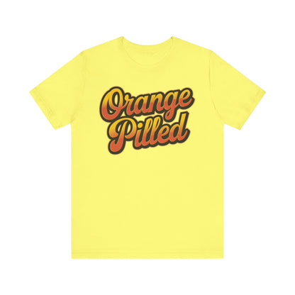 Orange Pilled Unisex Short Sleeve Tee