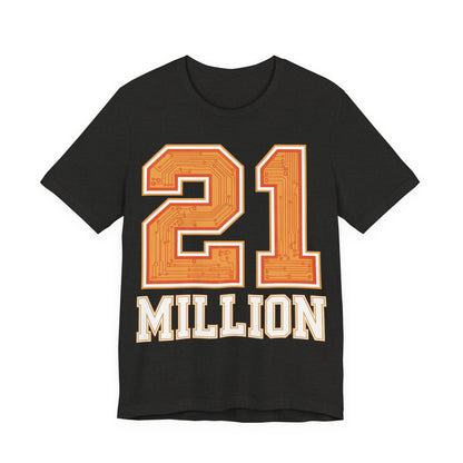 21M Orange Circuit Unisex Short Sleeve Tee