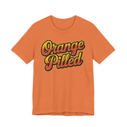 Orange Pilled Unisex Short Sleeve Tee
