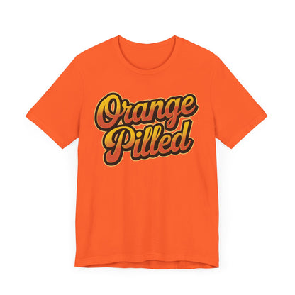 Orange Pilled Unisex Short Sleeve Tee