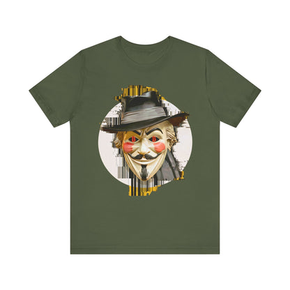 V For Bitcoin Unisex Short Sleeve Tee