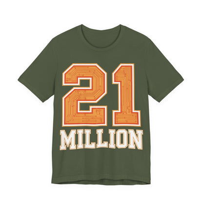 21M Orange Circuit Unisex Short Sleeve Tee