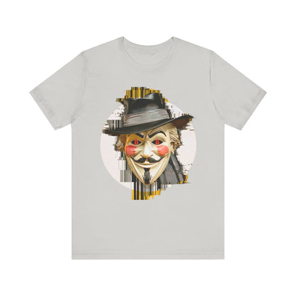 V For Bitcoin Unisex Short Sleeve Tee