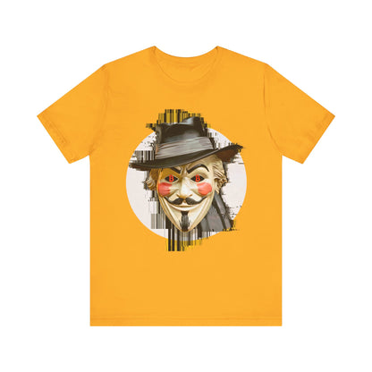 V For Bitcoin Unisex Short Sleeve Tee