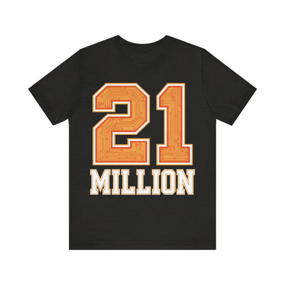 21M Orange Circuit Unisex Short Sleeve Tee