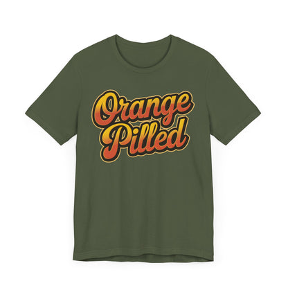 Orange Pilled Unisex Short Sleeve Tee