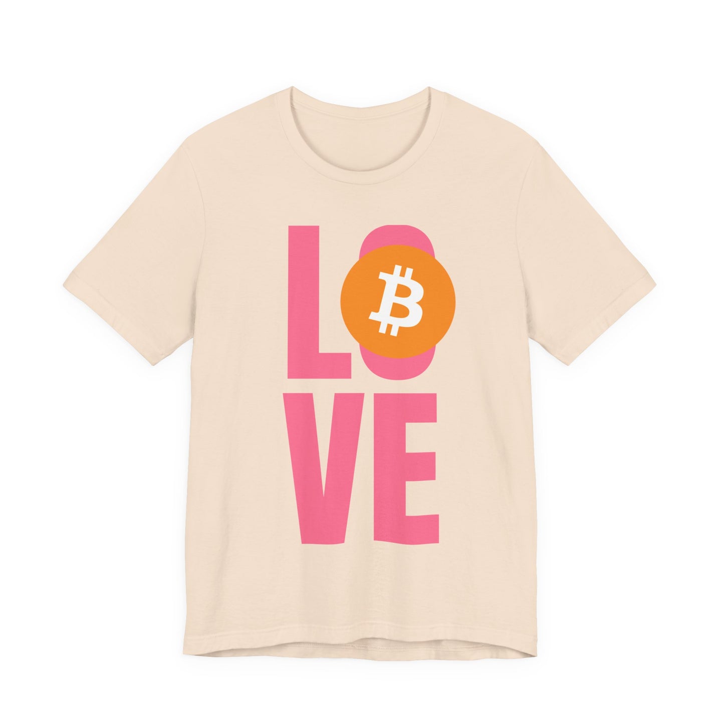Love Bitcoin Unisex Short Sleeve Tee