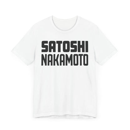 Satoshi Nakamoto Unisex Short Sleeve Tee