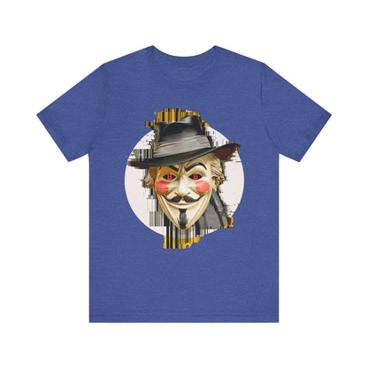 V For Bitcoin Unisex Short Sleeve Tee