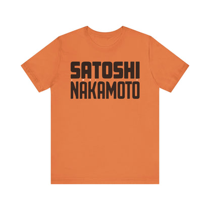 Satoshi Nakamoto Unisex Short Sleeve Tee