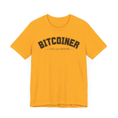 Bitcoiner100 Unisex Short Sleeve Tee
