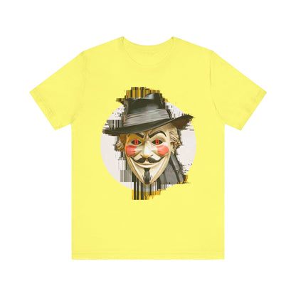 V For Bitcoin Unisex Short Sleeve Tee
