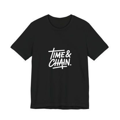 Time & Chain Unisex Short Sleeve Tee