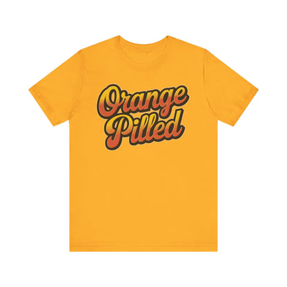 Orange Pilled Unisex Short Sleeve Tee