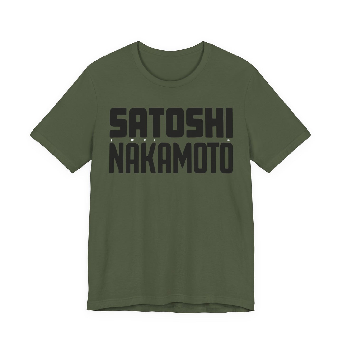 Satoshi Nakamoto Unisex Short Sleeve Tee