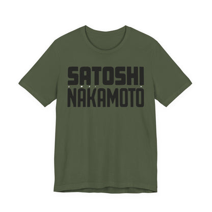 Satoshi Nakamoto Unisex Short Sleeve Tee