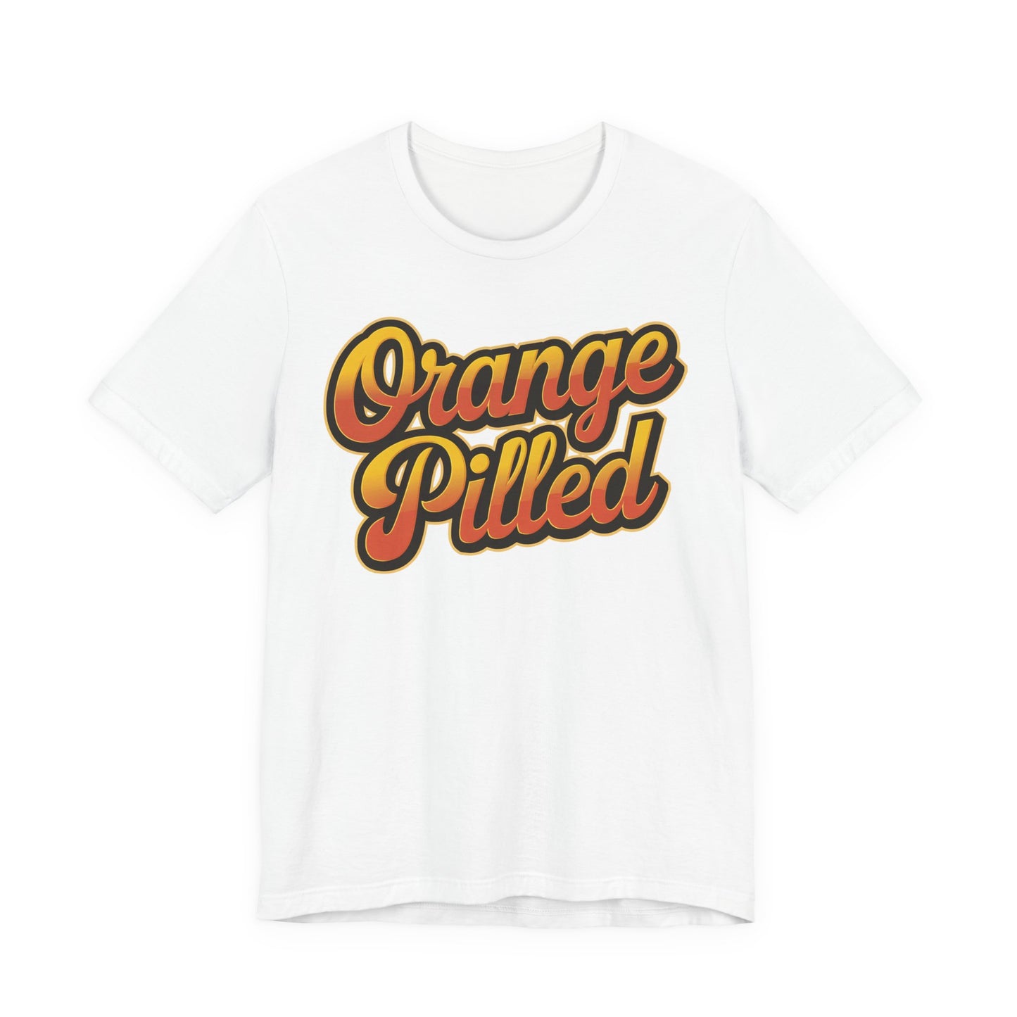 Orange Pilled Unisex Short Sleeve Tee